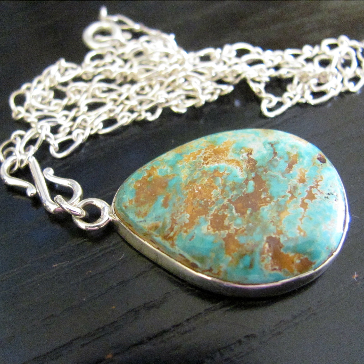 turquoise with copper veins