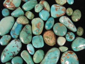 Mixture of Turquoise Cabochons