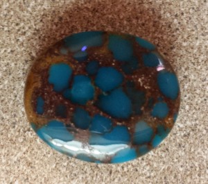 Bisbee Turquoise? Candeleria Turquoise? No...this turquoise comes from Egypt