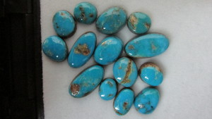 Blue Gem Turquoise Cabochons