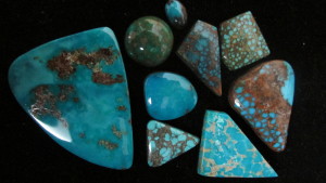 Mixed batch of high grade turquoise