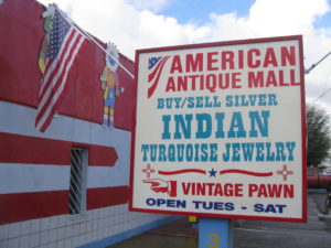 Tucson Turquoise inside the American Antique Mall