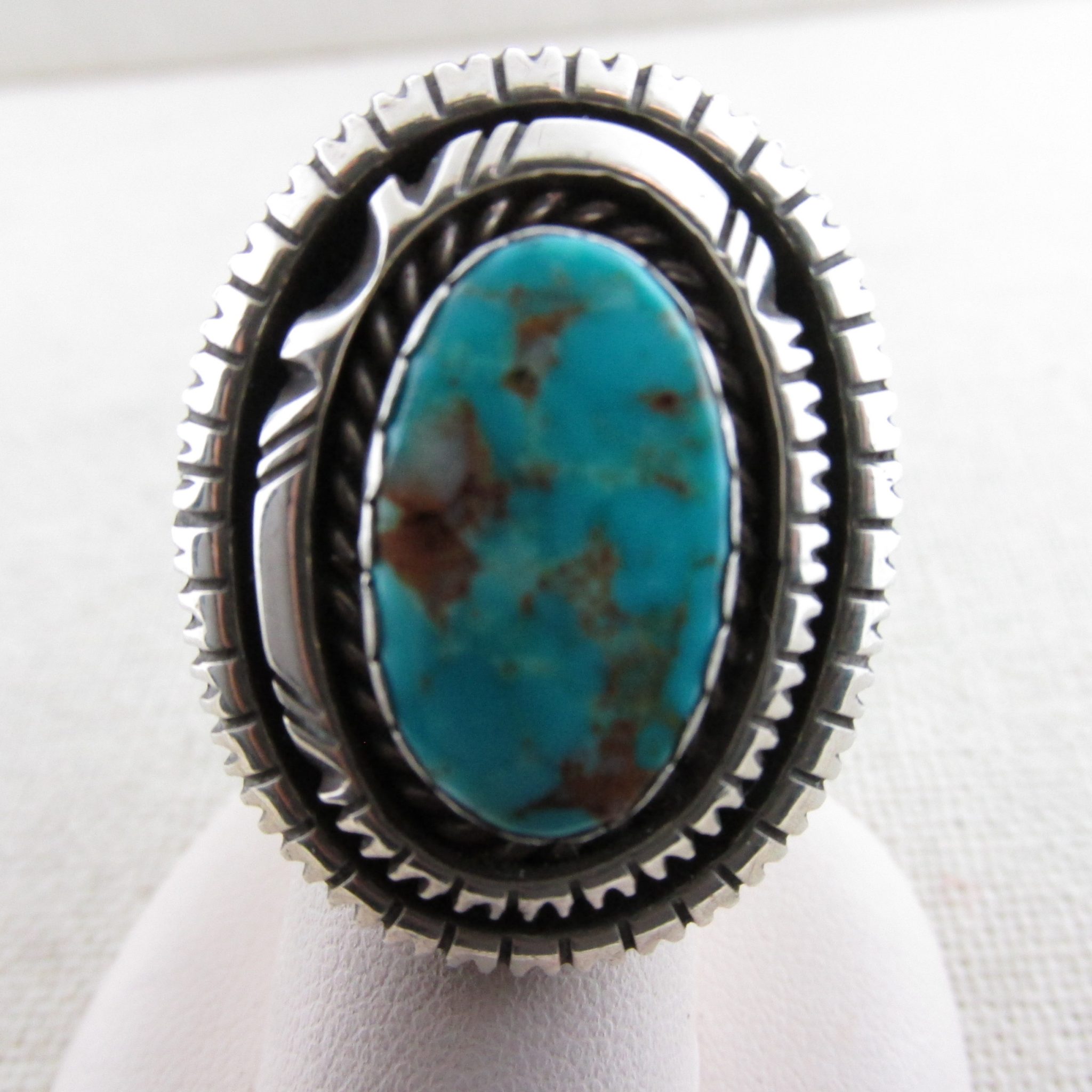 Blue Royston Turquoise Ring (Nevada)