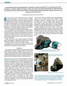 Tucson Turquoise In Color Magazine Article