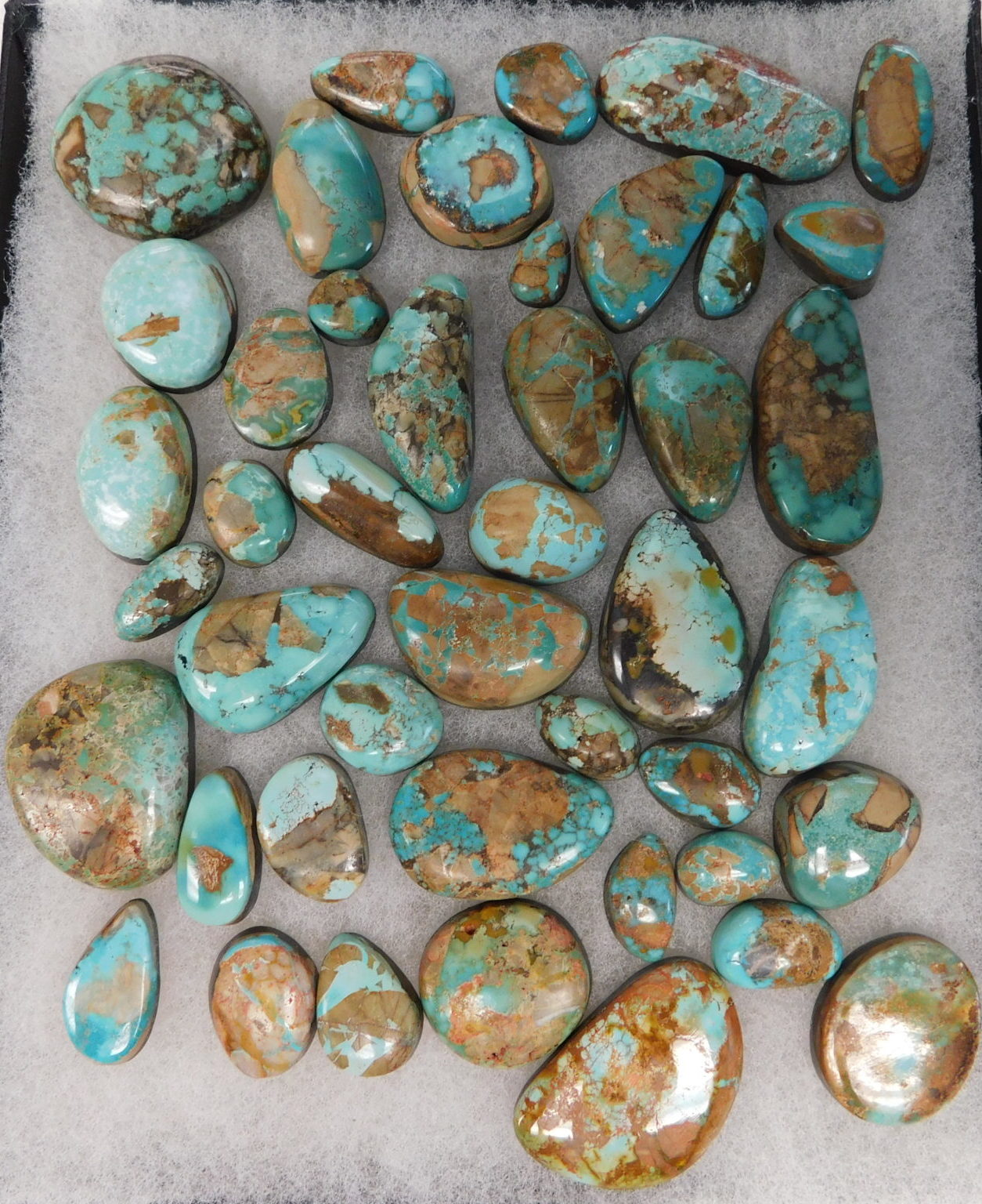 Royston Turquoise Cabochons