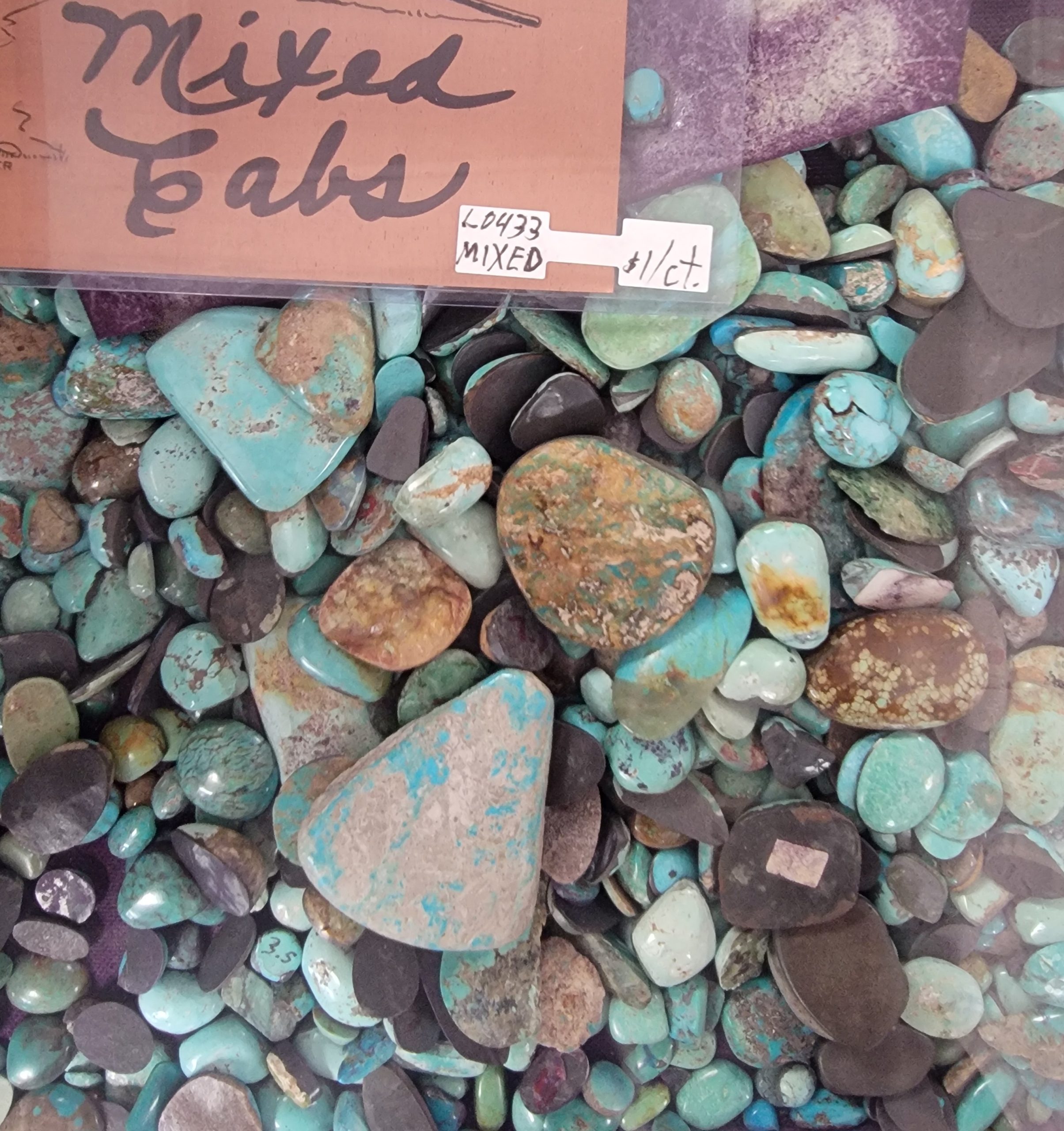 Mixed US Turquoise Mine Cabs