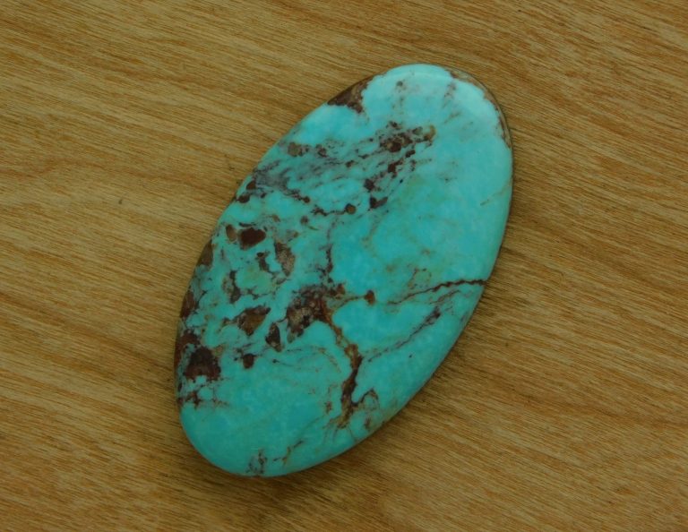Oval Bisbee Turquoise Cabochon