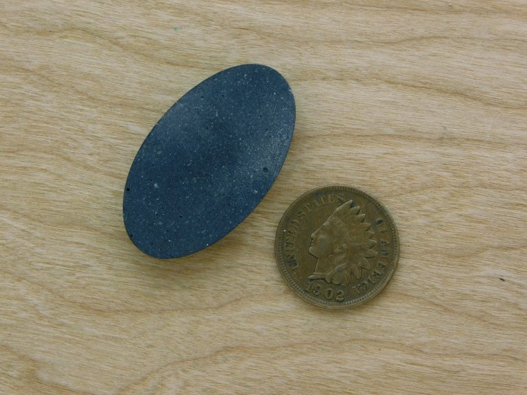 Rear Oval Bisbee Turquoise Cabochon