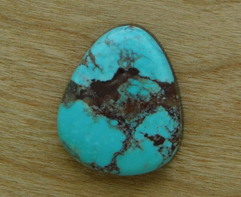 Bisbee Turquoise Teardrop Cabochon